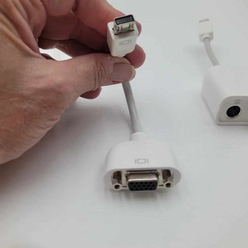 Lot of 6 Apple & Lention Adapters Mini DisplayPort VGA HDMI USB 3.0 Ethernet Hub